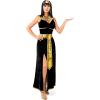 imageSpooktacular Creations Women Black Cleopatra Dress Costume Set with Cleopatra Accessories for Halloween Costume