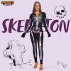 imageSpooktacular Creations Womens Skeleton Costume Glow in the Dark Halloween Skeleton Bodysuit Halloween Costumes for AdultRainbow