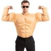imageSpooktacular Creations Halloween Mens Muscle Suit Muscle Shirt Funny Adult Costumes Body Builder Costume for RoleplayTan Skin