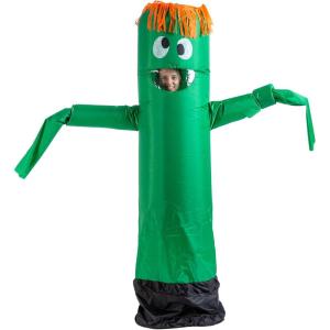 imageSpooktacular Creations Adult Inflatable Costume Tube Dancer with Waving Arm Funny Halloween Costume for Dress Up PartiesGreen