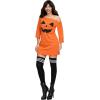 imageSpooktacular Creations Adult Women Pumpkin Costume Halloween Poncho for Women