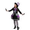 imageSpooktacular Creations Child Girl Dark Mad hatter costume Kids Halloween Outfit with Accessories for Halloween Dress Party