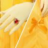 imageSpooktacular Creations Halloween Kids Yellow Princess Costume Princess Corwn Dress Up for Girl Toddler Halloween Birthday