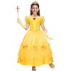 imageSpooktacular Creations Halloween Kids Yellow Princess Costume Princess Corwn Dress Up for Girl Toddler Halloween Birthday