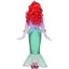 imageSpooktacular Creations Halloween Little Mermaid Costume for Girls Sequin Mermaid Dress Set Dark Purple Princess Dress for Toddler DressUp Cosplay Party Small 57 yrsLight Purple