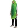 imageSpooktacular Creations Halloween Pickle Costume Adult Unisex Food Costume Funny Costume for Men Fruit Jumpsuit for CosplayGreen