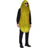 imageSpooktacular Creations Halloween Pickle Costume Adult Unisex Food Costume Funny Costume for Men Fruit Jumpsuit for CosplayYellow Green