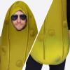imageSpooktacular Creations Halloween Pickle Costume Adult Unisex Food Costume Funny Costume for Men Fruit Jumpsuit for CosplayYellow Green