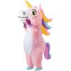 imageSpooktacular Creations Inflatable Costume Adult Full Body Riding a Unicorn Blow Up Costume for Halloween Inflatables PartyPink