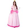 imageSpooktacular Creations Pink Princess Costume Women Halloween Fairy Princess Dress Adult Fancy Crown Gloves for Cosplay Party