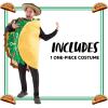 imageSpooktacular Creations Taco Costume Adult Men Realistic Deluxe Set for Halloween Dress Up Party Theme Activities