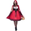 imageSpooktacular Creations Women Little Red Riding Hood Costume Halloween Hooded Cloak Adult Cape Dress for Fairy Cosplay PartyWomens