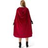imageSpooktacular Creations Women Little Red Riding Hood Costume Halloween Hooded Cloak Adult Cape Dress for Fairy Cosplay PartyWomens Plus