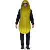 imageSpooktacular Creations Halloween Pickle Costume Adult Unisex Food Costume Funny Costume for Men Fruit Jumpsuit for CosplayYellow Green