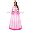 imageSpooktacular Creations Pink Princess Costume Women Halloween Fairy Princess Dress Adult Fancy Crown Gloves for Cosplay Party