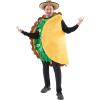 imageSpooktacular Creations Taco Costume Adult Men Realistic Deluxe Set for Halloween Dress Up Party Theme Activities
