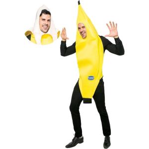 imageSpooktacular Creations Appealing Banana Costume Adult Deluxe Set for Halloween Dress Up Party and Roleplay Cosplay