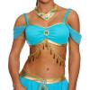 imageSpooktacular Creations Arabian Princess Costume Women Fairy Dance Outfit Adult Teal Fancy Set for Halloween Cosplay Parites