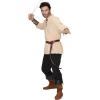 imageSpooktacular Creations Halloween Mens Renaissance Costume Medieval Costume Men Set Pirate Shirt Viking Ankle Banded PantsBlack