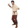 imageSpooktacular Creations Halloween Mens Renaissance Costume Medieval Costume Men Set Pirate Shirt Viking Ankle Banded PantsDark Red