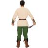 imageSpooktacular Creations Halloween Mens Renaissance Costume Medieval Costume Men Set Pirate Shirt Viking Ankle Banded PantsGreen