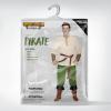 imageSpooktacular Creations Halloween Mens Renaissance Costume Medieval Costume Men Set Pirate Shirt Viking Ankle Banded PantsGreen