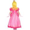 imageSpooktacular Creations Halloween Pink Princess Dress Kids Princess Dress Up Peach Crown Costume for Girls Birthday