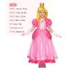 imageSpooktacular Creations Halloween Pink Princess Dress Kids Princess Dress Up Peach Crown Costume for Girls Birthday