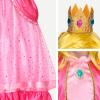 imageSpooktacular Creations Halloween Pink Princess Dress Kids Princess Dress Up Peach Crown Costume for Girls Birthday