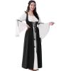 imageSpooktacular Creations Halloween Renaissance Costume Women Renaissance Corset Dress Plus Size Medieval Chemise for CosplayBlack
