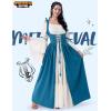 imageSpooktacular Creations Halloween Renaissance Costume Women Renaissance Corset Dress Plus Size Medieval Chemise for CosplayBlue