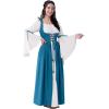 imageSpooktacular Creations Halloween Renaissance Costume Women Renaissance Corset Dress Plus Size Medieval Chemise for CosplayBlue