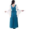 imageSpooktacular Creations Halloween Renaissance Costume Women Renaissance Corset Dress Plus Size Medieval Chemise for CosplayBlue