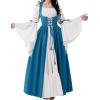 imageSpooktacular Creations Halloween Renaissance Costume Women Renaissance Corset Dress Plus Size Medieval Chemise for CosplayBlue
