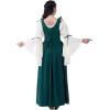 imageSpooktacular Creations Halloween Renaissance Costume Women Renaissance Corset Dress Plus Size Medieval Chemise for CosplayGreen