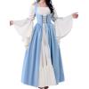 imageSpooktacular Creations Halloween Renaissance Costume Women Renaissance Corset Dress Plus Size Medieval Chemise for CosplayLight Blue