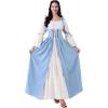 imageSpooktacular Creations Halloween Renaissance Costume Women Renaissance Corset Dress Plus Size Medieval Chemise for CosplayLight Blue