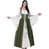 imageSpooktacular Creations Halloween Renaissance Costume Women Renaissance Corset Dress Plus Size Medieval Chemise for CosplayOlive
