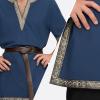 imageSpooktacular Creations Mens Medieval Renaissance Viking Knight Tunic Costume w Belt Pirate TShirt for Halloween Dress Parties