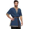 imageSpooktacular Creations Mens Medieval Renaissance Viking Knight Tunic Costume w Belt Pirate TShirt for Halloween Dress Parties