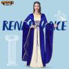 imageSpooktacular Creations Renaissance Costume Women Velvet Medieval Dress for Women Irish Renaissance Dress for HalloweenBlue