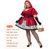 imageSpooktacular Creations Women Little Red Riding Hood Costume with Little Red Riding Hood Accessories for Halloween CostumeWomens Plus