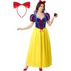 imageSpooktacular Creations Snow Princess Dress Costume Women Adult Halloween Costume with Headwear for Theme Parties