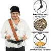 imageSpooktacular Creations 3PCS Pirate Coin Necklace Halloween Skull Necklace for Men Women ampamp Kids Cosplay Props Dress Up Accessories