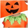 imageSpooktacular Creations 3pcs Adult Women Pumpkin Costume Set with Pumpkin Hat Bag Halloween Costume Adult Role Play