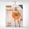imageSpooktacular Creations 3pcs Adult Women Pumpkin Costume Set with Pumpkin Hat Bag Halloween Costume Adult Role Play