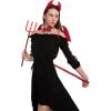 imageSpooktacular Creations 5Piece Halloween Red Devil Costume Set with Devil Wings Pitchfork Bow Tie Horn Headband and Tail Accessories for dress devil themed party fright night party cosplay