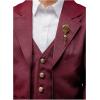 imageSpooktacular Creations Boys Halloween Steampunk Costume Kids Medieval Jacket Renaissance Victorian Tailcoat OutfitWine Red