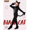 imageSpooktacular Creations Girls Cat Costume Black Cat Plush Costume Child Outfit Set for Kids Halloween Role Play Themed Party