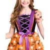 imageSpooktacular Creations Girls Light Up Witch Costume Kids Witch Costume with Hat and Broom for Toddler Halloween Dress PartyOrange